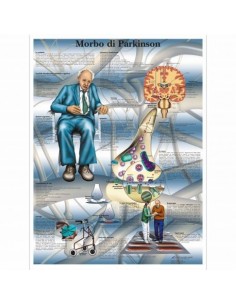 3B Scientific, tavola anatomica, Poster Morbo di Parkinson cod. VR4629UU