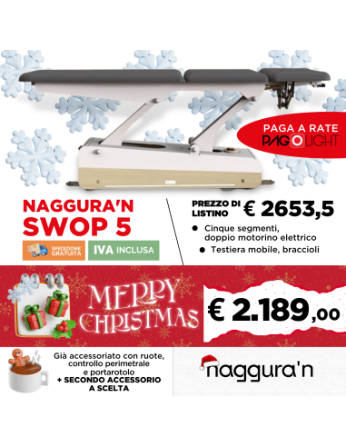 Lettino elettrico Naggura Swop 5