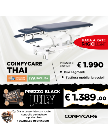 Lettino elettrico Coinfycare Thai