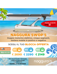 Lettino elettrico Naggura Swop 5