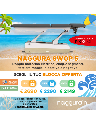 Lettino elettrico Naggura Swop 5