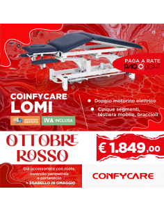 Lettino elettrico a due...