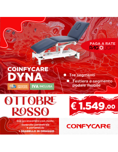 Lettino elettrico a tre...