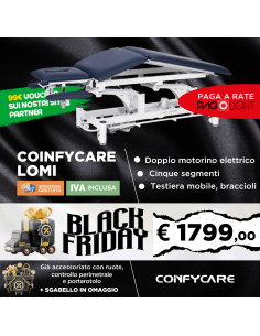 Lettino elettrico a due...