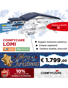 Lettino elettrico a due...