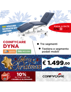 Lettino elettrico a tre...