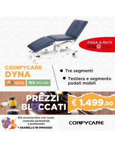 Lettino elettrico a tre...