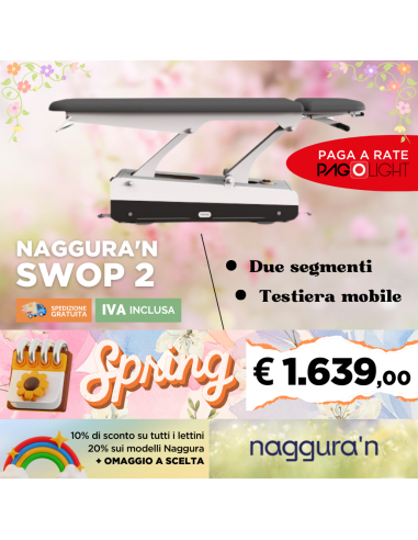 Lettino elettrico Naggura Swop 2