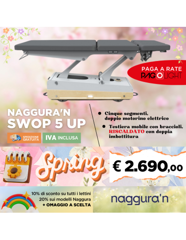 Lettino elettrico riscaldato Naggura...