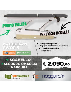 Promo Lettino Naggura Swop 5 Pro Physio