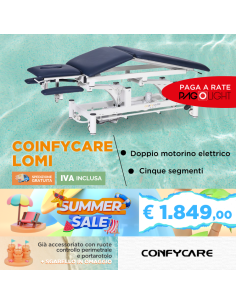 Lettino elettrico a due...