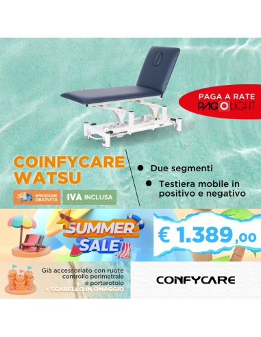 Lettino elettrico  a due sezioni...