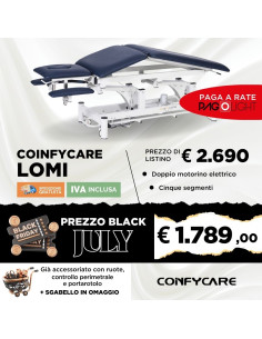 Lettino elettrico a due...