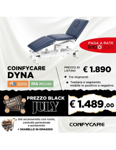 Lettino elettrico a tre...