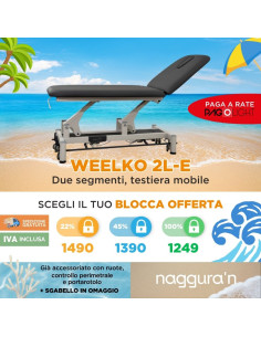 Lettino elettrico Weelko 2L-E