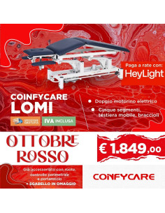Lettino elettrico a due...