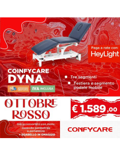 Lettino elettrico a tre...