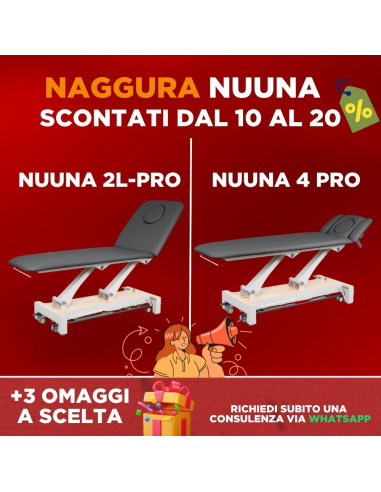 Lettino elettrico Naggura Nuuna 4 Pro