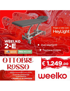 Lettino elettrico Weelko 2-E